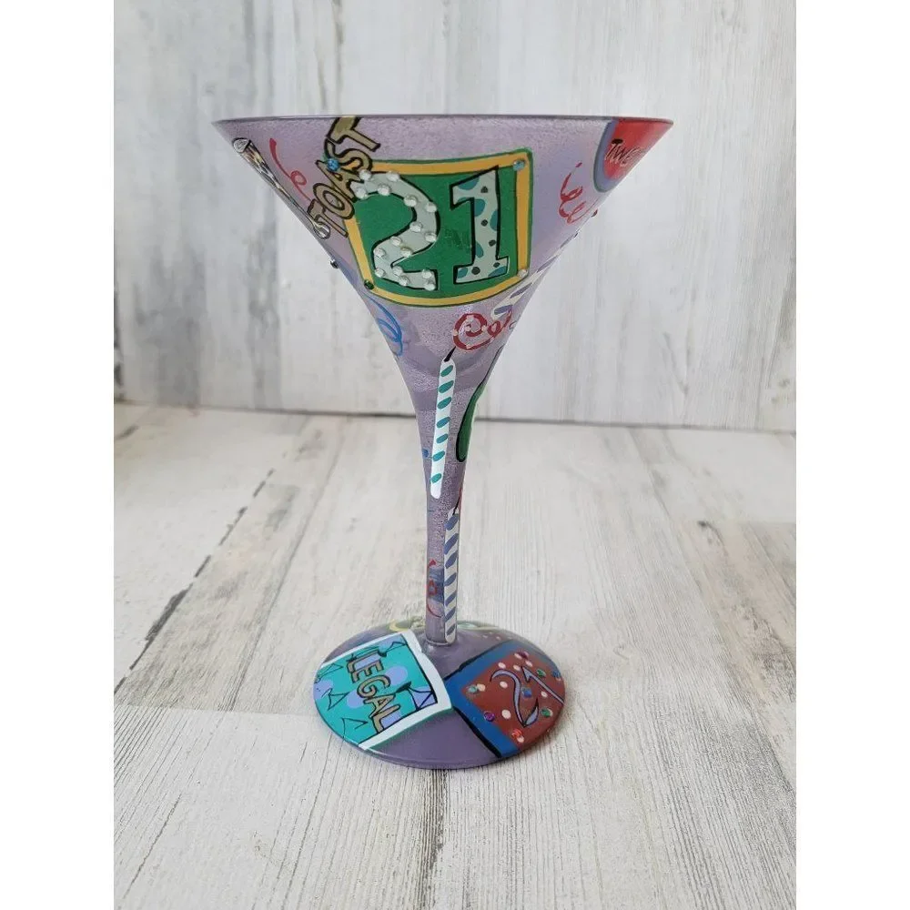 Lolita 21‎ martini glass legal drink birthday decor